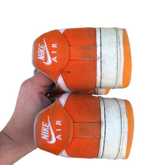 VINTAGE 2007 nike air force 1 low orange peel size 12 womens - Picture 5 of 16